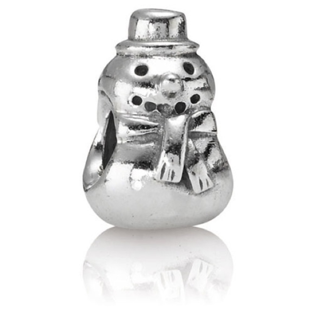 Genuine Retired PANDORA Snowman Charm; 790374
